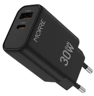 Ładowarki do telefonów - ŁADOWARKA Sieciowa Podróżna GaN USB USB-C 30W SZYBKIE ŁADOWANIE Kostka M301 - miniaturka - grafika 1