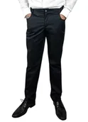 Spodnie męskie - Spodnie kelnerskie Prestige męskie czarne roz. XL - miniaturka - grafika 1