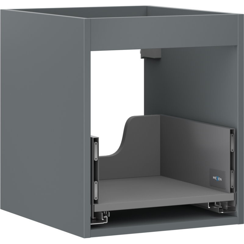 Mexen Box-A korpus szafki podumywalkowej 40 cm, 1 szuflada, grafit mat - 91AX0-0400-470-1-66