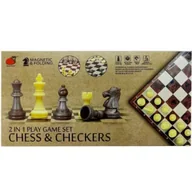Gry planszowe - Szachy magnetyczne i warcaby Adar - miniaturka - grafika 1