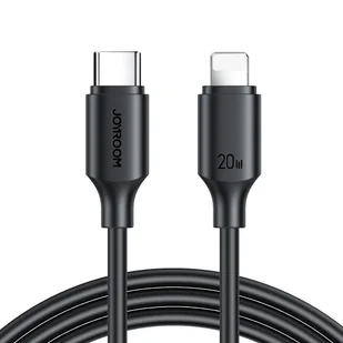 Joyroom kabel USB-C - Lightning 480Mb/s 20W 1m czarny S-CL020A9 - Kable USB - miniaturka - grafika 1