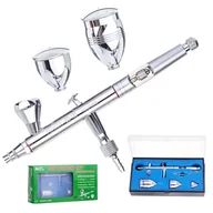 Pozostałe narzędzia pneumatyczne - Aerograf Fengda 0,5Mm 3 Zbiorniki Bd-183 - miniaturka - grafika 1