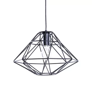 Beliani Lampa wisząca Lampa wisząca metalowa czarna GUAM 52171 - Lampy sufitowe - miniaturka - grafika 1