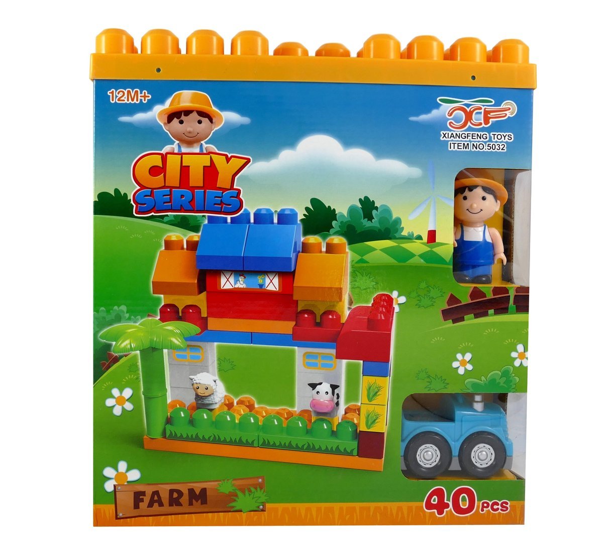 Madej Klocki 40 elementów Farma