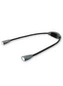 Latarki - Podwójna lampka LED na szyję Carson Dual NeckLight - grey - miniaturka - grafika 1