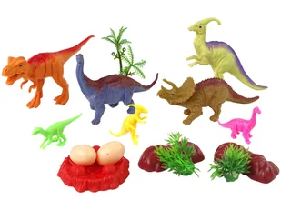Zestaw Figurek Dinozaurów z Akcesoriami 15 Sztuk - Figurki dla dzieci - miniaturka - grafika 5