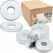 Śruby i nakrętki - Podkładka powiększona M16 poszerzana płaska DIN 9021 szeroka ocynkowana 1kg - miniaturka - grafika 1