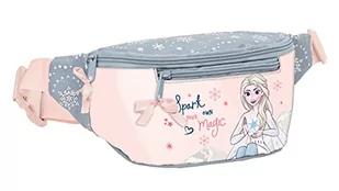 safta Frozen II Magical Seasons, niebiesko-szary/jasnoróżowy, 230 x 90 x 120 mm, torebka nerka, niebiesko-szary/jasnoróżowy, 230x90x120 mm, nerka - Nerki - miniaturka - grafika 1