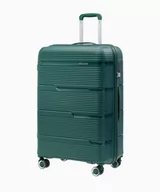 Walizki - PUCCINI Duża walizka z polipropylenu zielona - miniaturka - grafika 1