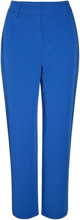 VERO MODA NIEBIESKIE ELEGANCKIE SPODNIE PROSTE WYSOKI STAN 34/34 J7A