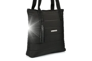 Damska Torebka pikowana oryginalna A4 sportowa - Torebki damskie - miniaturka - grafika 1