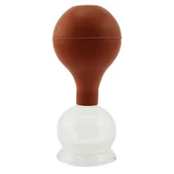 Akcesoria medycyny naturalnej - Bańka chińska szklana próżniowa z gruszką - 4,0 cm - miniaturka - grafika 1