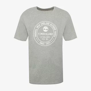 Koszulki męskie - TIMBERLAND T-SHIRT SS BRAND CARRIER TEE REGULAR - Timberland - grafika 1