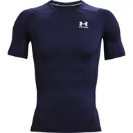 Koszulki sportowe męskie - Męska koszulka treningowa UNDER ARMOUR UA HG Armour Comp SS - granatowa - miniaturka - grafika 1