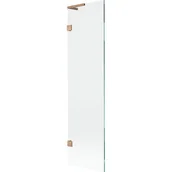 Parawany nawannowe - Mexen Lunar L parawan nawannowy 1-skrzydłowy 50 x 150 cm, transparent, miedź szczotkowana - 897L-050-000-65-00 - miniaturka - grafika 1