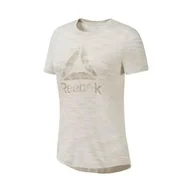 Koszulki i topy damskie - Koszulka sportowa damska Reebok Marble Tee - miniaturka - grafika 1
