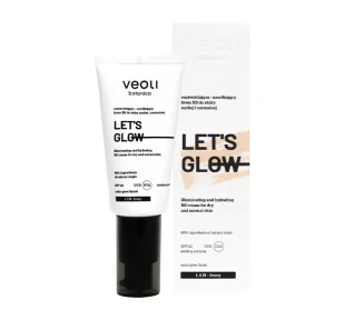 Veoli Botanica Let's Glow rozświetlająco-nawilżający krem BB do cery suchej i normalnej SPF20 1.5 N Ivory 30 ml - Kremy BB Veoli Botanica Let's Glow rozświetlająco-nawilżający krem BB do cery suchej i normalnej SPF20 1.5 N Ivory 30 ml - Kremy BB - miniaturka - grafika 1