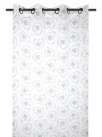 Firany - STOF France Zasłona "Pauline" w kolorze biało-szarym - 260 x 135 cm - miniaturka - grafika 1