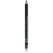 Konturówki do ust - NYX Professional Makeup Suede Matte Lip Liner Prune - miniaturka - grafika 1