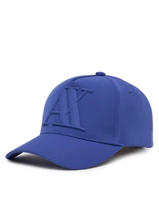 Armani Exchange Czapka z daszkiem 954079 CC518 UB088 Niebieski - Czapki i chusty sportowe męskie - miniaturka - grafika 1