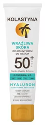 KOLASTYNA - WRAŻLIWA SKÓRA - Ochronny krem do twarzy - SPF50+ - 50 ml - Kremy do twarzy - miniaturka - grafika 1