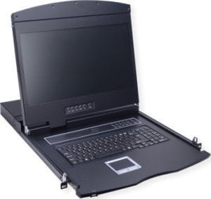 Przełącznik Value Przełącznik KVM VALUE 19, 8 portów, 43 cm 17 TFT 4:3, VGA, USB, układ klawiatury francuski FR