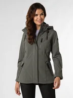 Kurtki damskie - Marie Lund Kurtka damska typu softshell Kobiety Sztuczne włókno zielony jednolity, 40 - miniaturka - grafika 1