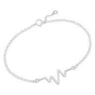 Bransoletki - Srebrna bransoletka - miniaturka - grafika 1