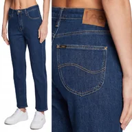 Spodnie damskie - Lee CAROL STRAIGHT PROSTE DAMSKIE SPODNIE JEANSOWE MOM JEANS 7/8 W27 L33 - miniaturka - grafika 1