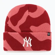 Czapki damskie - Czapka zimowa 47 Brand MLB New York Yankees Freeform island red WYSYŁKA W 24H 30 DNI NA ZWROT - miniaturka - grafika 1