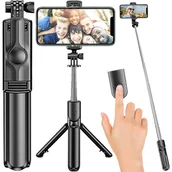 Selfie stick - Kijek Selfie Stick Tripod Statyw Pilot Bluetooth - miniaturka - grafika 1
