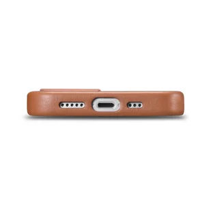 iCarer Case Leather pokrowiec etui z naturalnej skóry do iPhone 14 brązowy (WMI14220705-BN) (kompatybilne z MagSafe) - Etui i futerały do telefonów - miniaturka - grafika 4