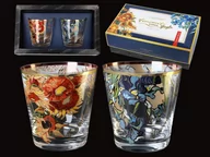 Kieliszki - Carmani Kpl 2 szklanek do whisky V Van Gogh Słoneczniki + Irysy - miniaturka - grafika 1