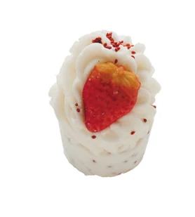 Bomb Cosmetics Wild Strawberry Bath Mallow babeczka do kąpieli 50g - Kosmetyki do kąpieli - miniaturka - grafika 2