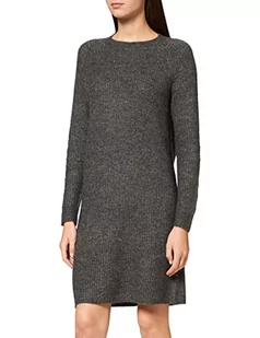 ONLY Damska sukienka Onysallie L/S Ex KNT, ciemnoszary, XS - Sukienki - miniaturka - grafika 1