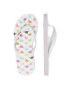 Kappa Japonki 351C22W White - Pink Coral - Pink Fuchsia Kolorowy - Klapki i japonki damskie - miniaturka - grafika 1