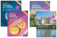 Podręczniki dla liceum - Pakiet Nowa Biologia na czasie 2. Podręcznik, Nowe Oblicza geografii 2. Podręcznik, Nowa To jest chemia 2. Podręcznik, Poznać przeszłość 2. - miniaturka - grafika 1