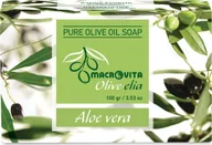 Mydła - Macrovita Mydło z czystej oliwy z oliwek Aloes 100g - miniaturka - grafika 1