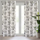 Zasłony - Zasłona na przelotkach SOPHIE 140 x 250 cm brązowy - miniaturka - grafika 1