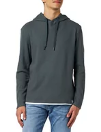 Bluzy męskie - KEY LARGO Męska bluza z kapturem Santiago, Dark Green (1501), XXL - miniaturka - grafika 1