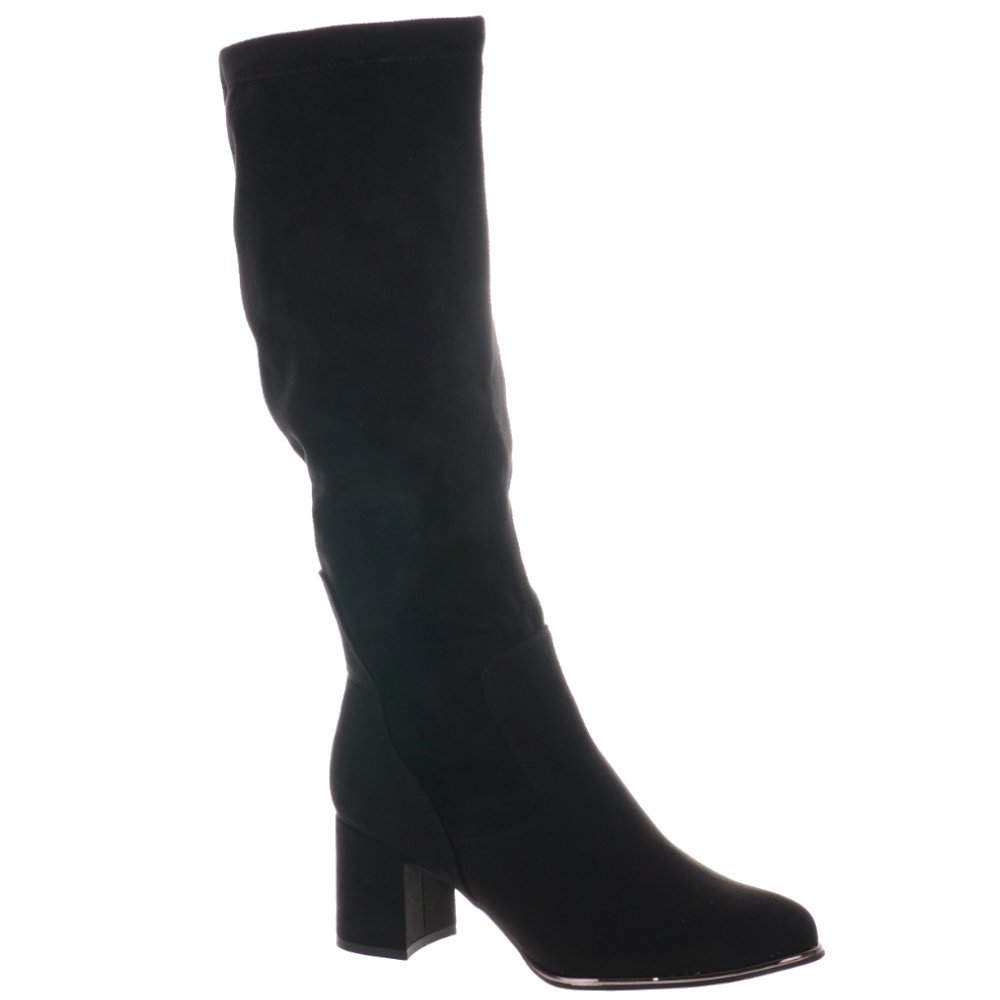 Marco Tozzi Czarne Kozaki Na Obcasie Na Jesień 38