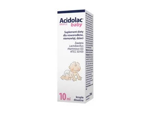 Polpharma Acidolac Baby krople 10 ml - Układ pokarmowy - miniaturka - grafika 1