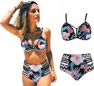 Stroje kąpielowe - Pan i Pani Gadżet Strój kąpielowy hawajski z wysokim stanem L - miniaturka - grafika 1