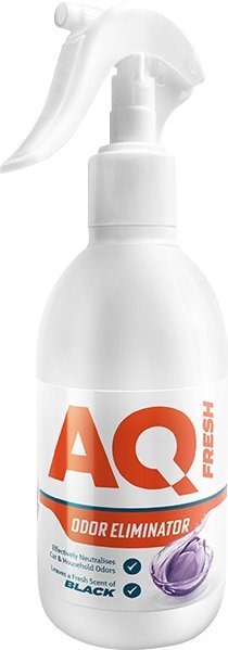 Aq Fresh - Neutralizator Nieprzyjemnych Zapachów i Odświeżacz Powietrza -Black 250 Ml Elix
