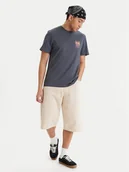 Koszulki męskie - Billabong T-Shirt Stamp EBYZT00293 Granatowy Regular Fit - miniaturka - grafika 1