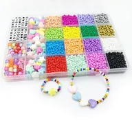 Zabawy w naśladowanie dorosłych - Kreatywny Zestaw Do Tworzenia Bransoletek Koraliki - miniaturka - grafika 1