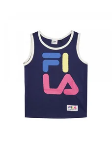 Top Donna fila fak0180_top_kids_blu - Koszulki i topy damskie - miniaturka - grafika 1