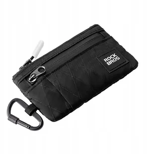 Portfel Rockbros turystyczny z karabińczykiem - czarny - Portfele - miniaturka - grafika 1