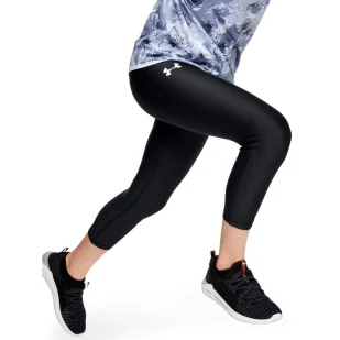 Legginsy dziewczęce Under Armour HG Ankle Crop - Spodnie i spodenki dla dziewczynek - miniaturka - grafika 3