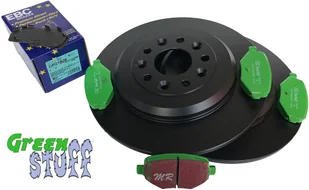 Tylne klocki GreenStuff + tarcze hamulcowe 330mm EBC seria Premium Lincoln MKS 2009-2012 - Tarcze hamulcowe - miniaturka - grafika 11
